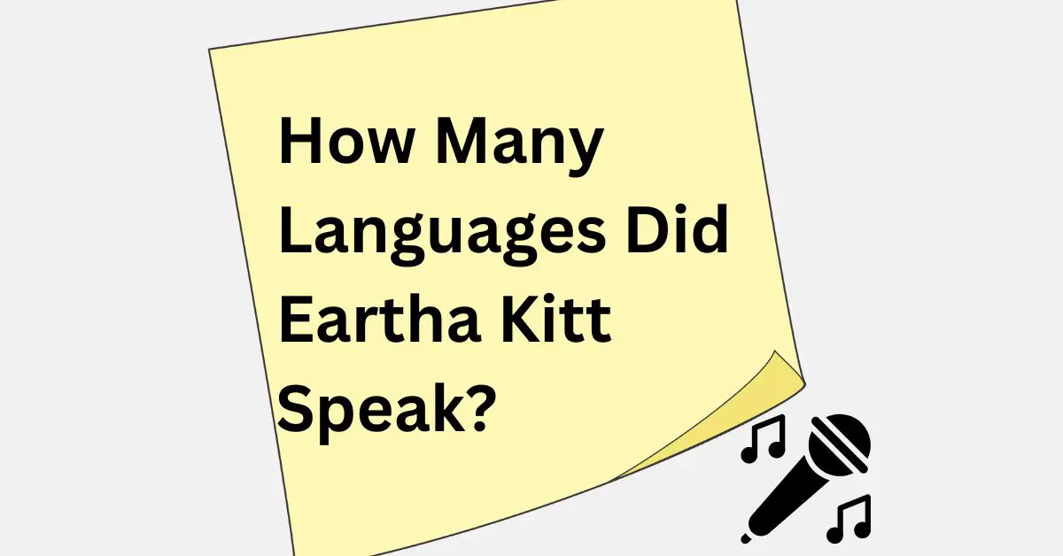 How Many Languages Did Eartha Kitt Speak