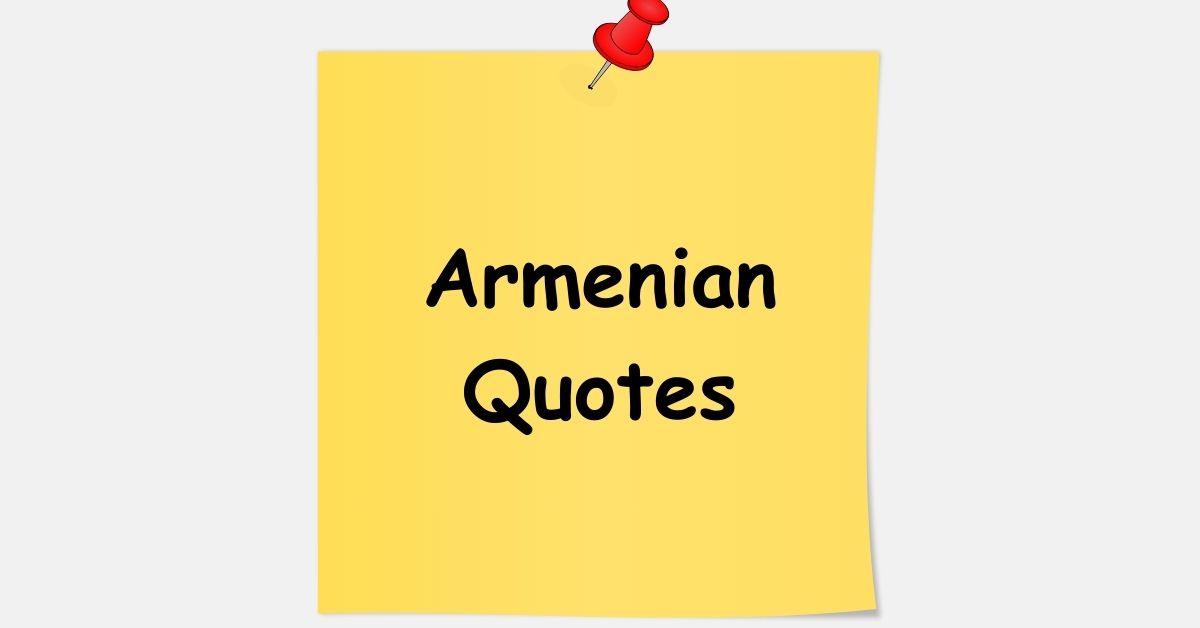 Armenian Quotes