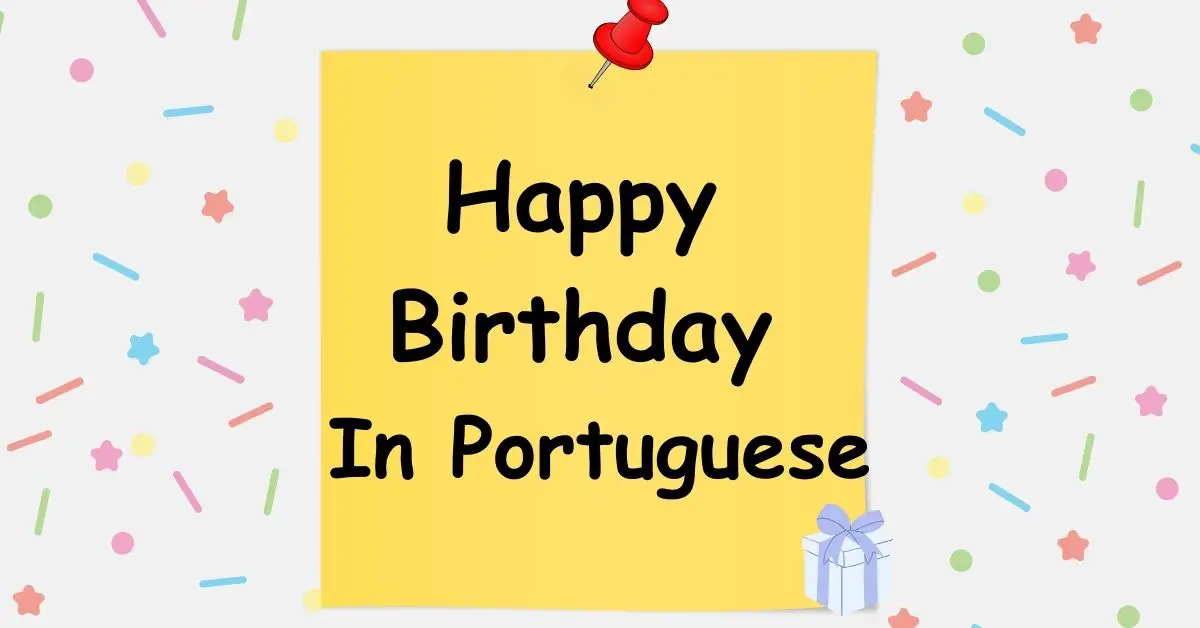 Happy Birthday In Portuguese
